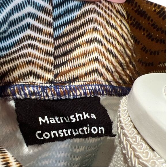 Matrushka Construction Abstract Arrows Veronica Lake Dress Size M/L - Picture 3 of 6